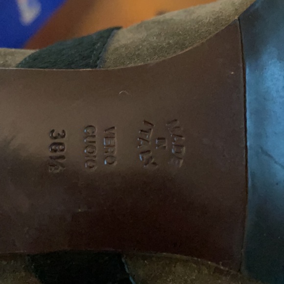 Designer heels Philosophy di Alberta Ferretti green, red winter heels 8 - Picture 5 of 5